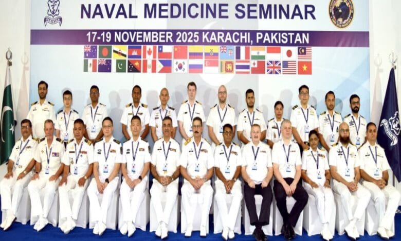 ویسٹرن پیسیفک نیول سمپوزیم (WPNS) کے تحت کراچی میں دو روزہ ’’نیول میڈیسن سیمینار 2025‘‘ کا آغاز