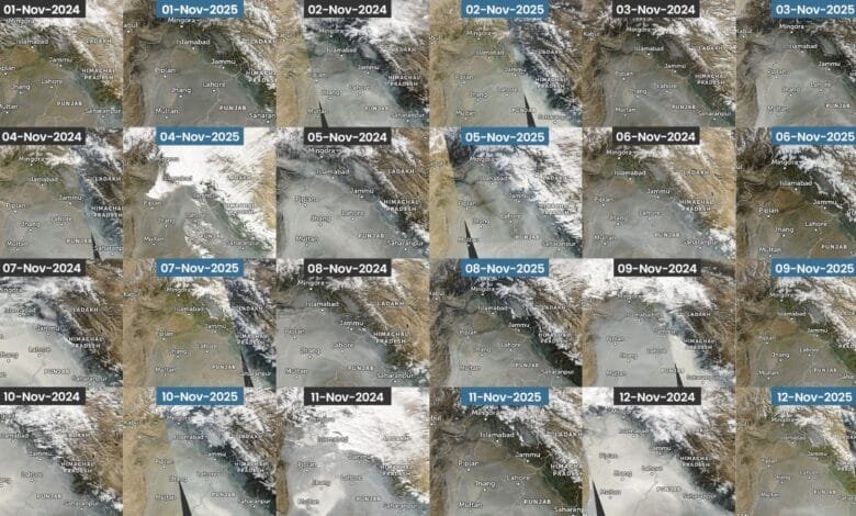 پنجاب میں سموگ میں نمایاں کمی ، سموگ پیشگوئی مرکز نے نومبر 2024 اور 2025 کے پہلے 14 دنوں کا موازنہ جاری کر دیا