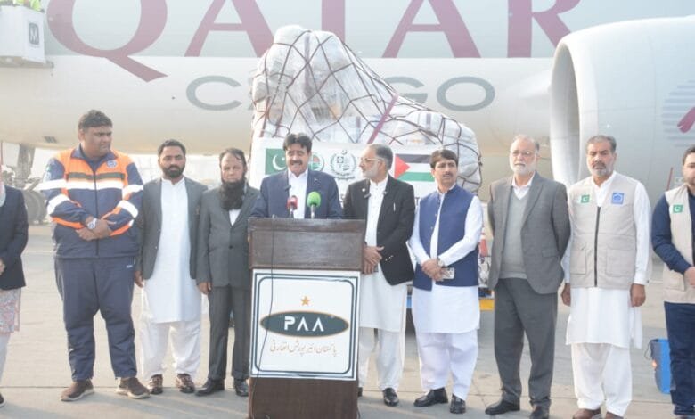 فلسطین کے مظلوم مسلمان ہمارے بھائی ہیں، امداد کا سلسلہ جاری رہے گا: وفاقی وزیر پبلک افیئرز یونٹ رانا مبشر اقبال