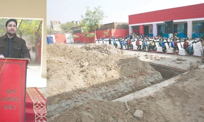 پی پی 168 میں تعلیم کے فروغ کا نیا سنگِ میل: صوبائی وزیر کھیل و انرجی ملک فیصل ایوب کھوکھر کا گورنمنٹ پرائمری اسکول گوپے رائے میں اضافی کلاس بلاک کا سنگِ بنیاد