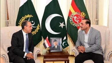 آرمی چیف فیلڈ مارشل عاصم منیر سے مصر کے وزیر خارجہ کی ملاقات، دوطرفہ تعلقات کی مضبوطی پر تبادلہ خیال