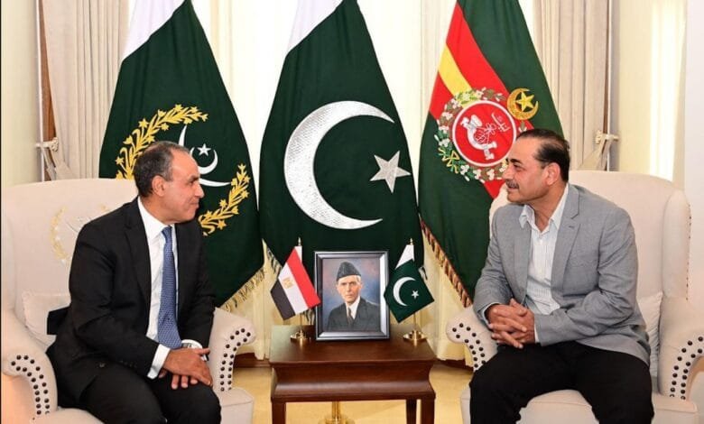 آرمی چیف فیلڈ مارشل عاصم منیر سے مصر کے وزیر خارجہ کی ملاقات، دوطرفہ تعلقات کی مضبوطی پر تبادلہ خیال