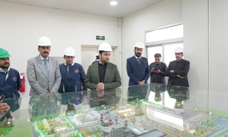 صوبائی وزیر توانائی ملک فیصل ایوب کھوکھر کا پنجاب تھرمل پاور پلانٹ کا دورہ