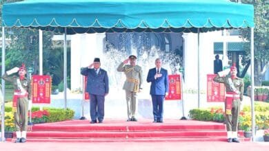 اس موقع پر پاکستان کی مسلح افواج کے چاق و چوبند دستے نے صدر سوبیانتو کو گارڈ آف آنر پیش کیا، جسے صدر سوبیانتو نے انتہائی دلچسپی سے معائنہ کیا