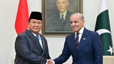 وزیراعظم محمد شہباز شریف سے انڈونیشیا کے صدر پرابووو سوبیانتو کی ملاقات: دو طرفہ تعلقات کو مزید مستحکم کرنے کا عزم