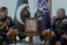 بنگلہ دیش کے ایئر چیف کی پاکستان نیوی کے سربراہ سے ملاقات، دفاعی تعاون مزید بڑھانے پر زور