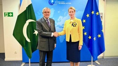 اسحاق ڈار کا یورپی یونین کی نائب صدر سے رابطہ، ایران کی صورتحال پر مذاکرات اور سفارت کاری پر زور