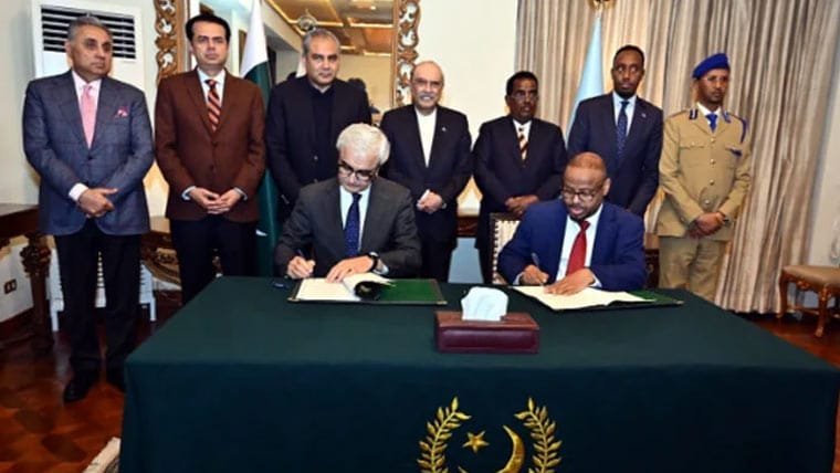 پاکستان، صومالیہ کے درمیان سفارتی پاسپورٹ ہولڈرز کے لیے ویزا فری معاہدہ