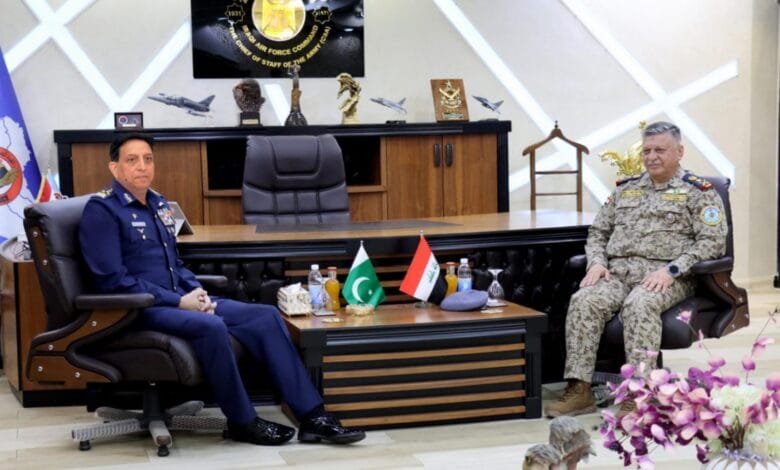 ائیر چیف مارشل ظہیر احمد بابر سدھو کا عراق کا سرکاری دورہ، پاک–عراق فضائی تعاون کے فروغ پر اہم پیش رفت