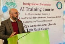 جہلم میں مصنوعی ذہانت پر پروفیشنل ٹریننگ کورس کا افتتاح