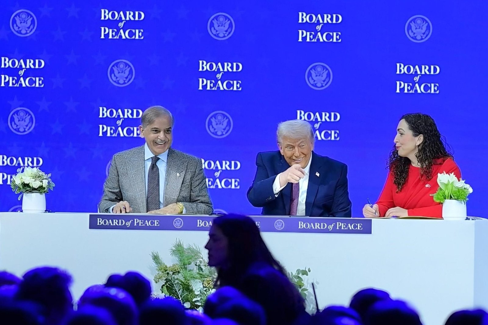 وزیر اعظم شہباز شریف اور عالمی رہنماؤں نے "بورڈ آف پیس" کے چارٹر پر دستخط کیے