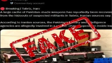 تبریز میں پاکستانی ساختہ ہتھیاروں کے دعوے: سوشل میڈیا پروپیگنڈا یا حقیقت؟ معتبر ذرائع کی تردید