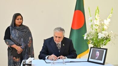 بیگم خالدہ ضیاء کے انتقال پر نائب وزیراعظم و وزیر خارجہ اسحاق ڈار کا تعزیتی پیغام، پاکستان کی بنگلہ دیش سے یکجہتی کا اظہار