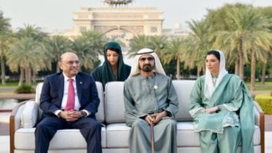 صدر مملکت آصف علی زرداری کی دبئی میں شیخ محمد بن راشد المکتوم سے اہم ملاقات