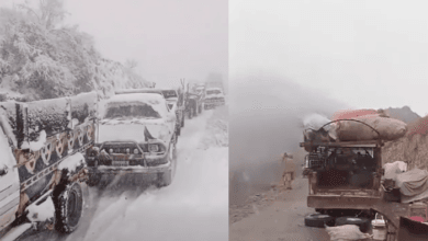 وادیٔ تیراہ سے نقل مکانی کرنے والے آئی ڈی پیز کو برف باری کی ایک اور آزمائش