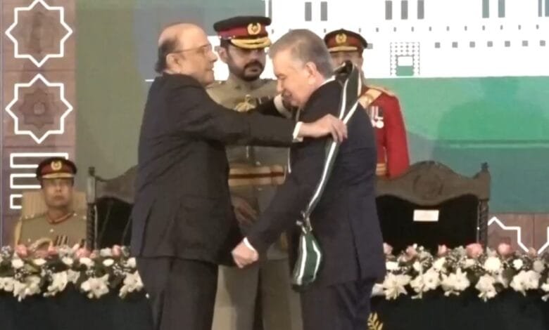 پاکستان اور ازبکستان کے تعلقات میں نیا باب،صدر آصف علی زرداری کی ایوانِ صدر میں ازبک صدر شوکت مرزیوئیف کی میزبانی