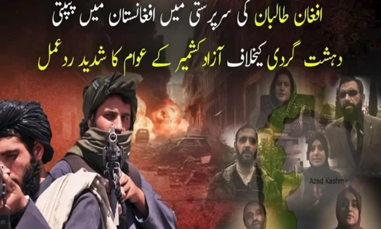 طالبان رجیم کی سرپرستی میں پنپتی دہشتگردی کے خلاف آزاد کشمیر کے عوام کا شدید ردعمل