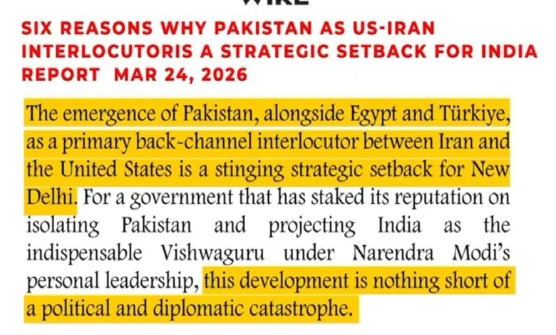 پاکستانی سفارت کاری کے آگے بھارتی خارجہ پالیسی ناکام، بھارتی جریدے کا بڑا اعتراف