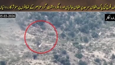 ارندو سیکٹر میں پاک فوج کا کامیاب انٹیلی جنس بیسڈ آپریشن، افغان طالبان کے ٹھکانے تباہ