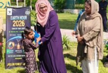 جہلم: ڈپٹی کمشنر میر رضا اوزگن کی ہدایت پر ارتھ آور 2026 اور شجرکاری مہم کا انعقاد