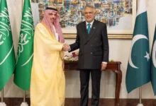 پاکستان اور سعودی وزرائے خارجہ کا مشرق وسطیٰ میں امن کے چینی منصوبے پر تبادلہ خیال