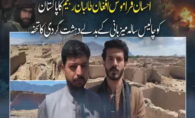 بلوچستان کی عوام نے افغان طالبان رجیم کی جانب سے احسان فراموشی کو بے نقاب کردیا