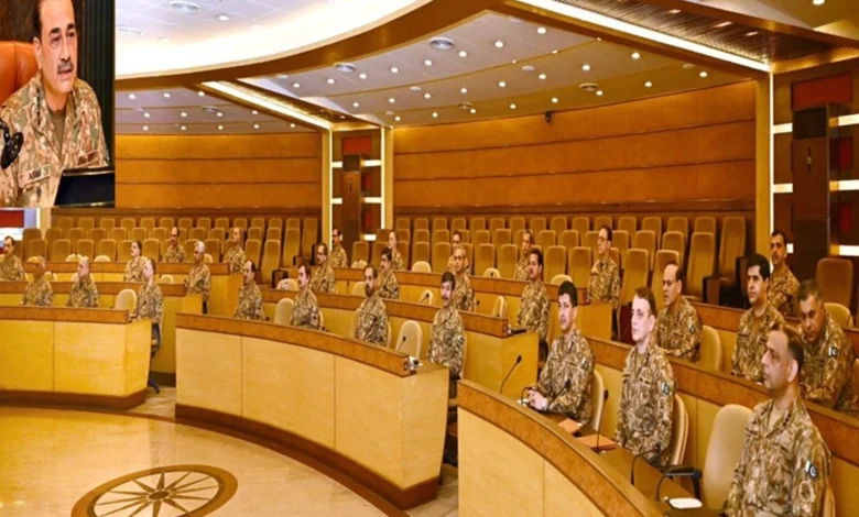 جی ایچ کیو میں 274ویں کور کمانڈرز کانفرنس: قومی سلامتی، انسداد دہشت گردی اور علاقائی استحکام پر اہم فیصلے