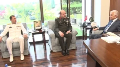 وزیرِ دفاع خواجہ آصف سے ترک جنرل کی ملاقات،اسٹریٹجک شراکت داری مزید مستحکم بنانے کا عزم