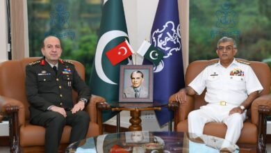 پاک–ترک دفاعی تعلقات میں پیش رفت: ترک ڈپٹی چیف آف جنرل اسٹاف کا نیول ہیڈ کوارٹرز اسلام آباد کا دورہ