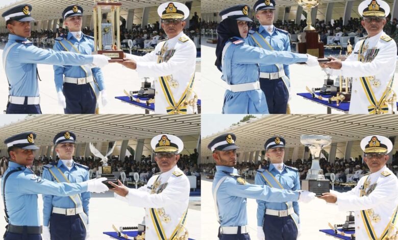 پی اے ایف اکیڈمی اصغر خان میں گریجویشن تقریب کا انعقاد