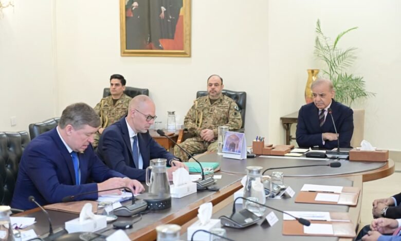 وزیراعظم شہباز شریف سے یورپی یونین کے اعلیٰ سطحی وفد کی ملاقات، تجارت اور سرمایہ کاری کے فروغ پر زور