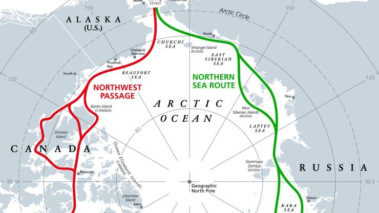 The Melting Frontier: Geopolitical Tides in the Arctic's Emerging Sea Lanes