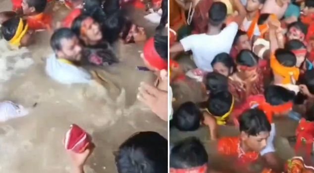 کمبھ میلہ میں افراتفری: “مقدس غسل” کے دوران ہجوم بے قابو، خواتین سے مبینہ ہراسانی پر شدید ردعمل