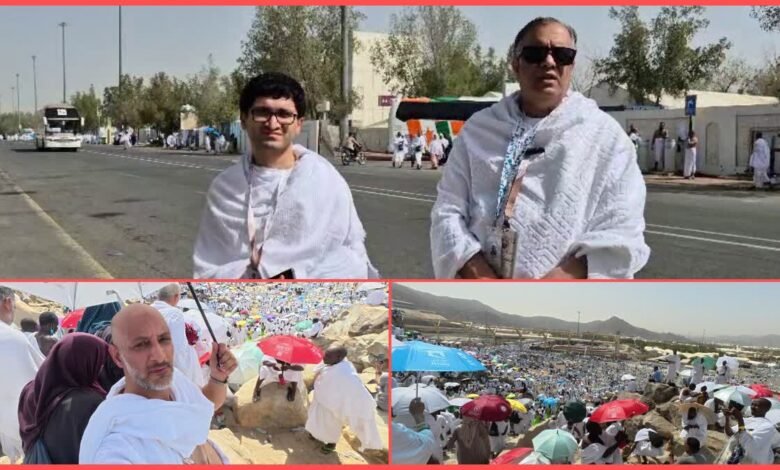 جبلِ رحمت پر ایمان افروز مناظر، دعاؤں، اشکوں اور روحانی کیفیات نے فضا کو معطر کر دیا