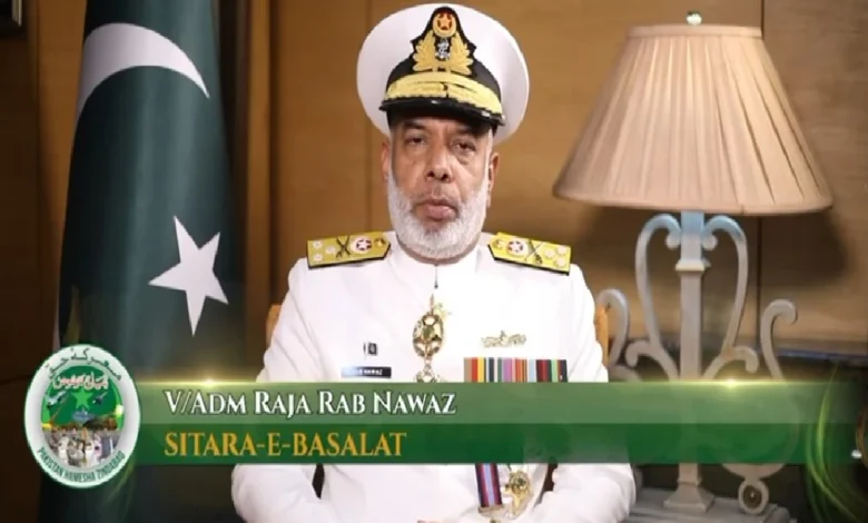معرکۂ حق کو ایک سال مکمل: پاکستان نیوی کی کامیاب حکمتِ عملی، بحری مفادات کا بھرپور تحفظ کرنے میں کامیاب رہی، وائس ایڈمرل راجہ رب نواز