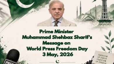 اسلام آباد: عالمی یومِ آزادیٔ صحافت پر وزیراعظم شہباز شریف کا عزم، میڈیا کے لیے سازگار ماحول کی یقین دہانی