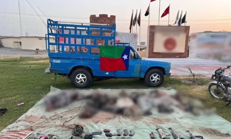 پنجگور میں سیکیورٹی فورسز کا کامیاب انٹیلی جنس آپریشن، چھ بھارتی سرپرستی میں سرگرم دہشت گرد ہلاک