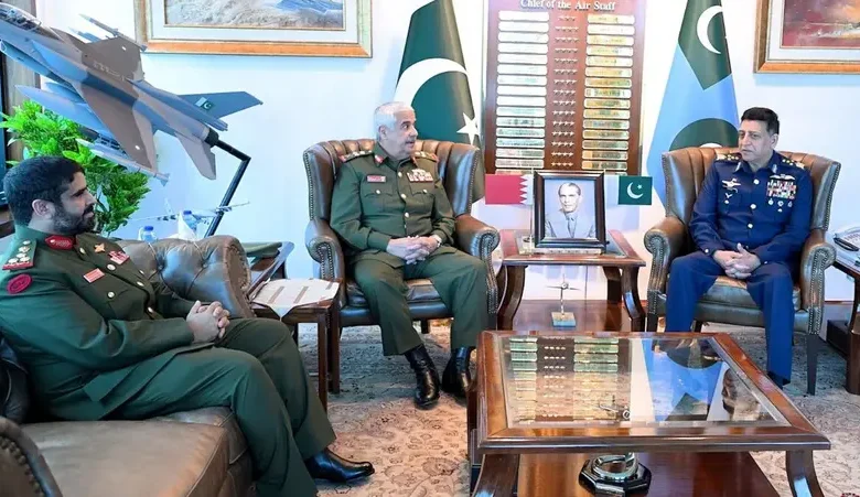 پاک فضائیہ کے سربراہ کی بحرین کے نیشنل گارڈز کے سربراہ سے اسلام آباد میں ملاقات