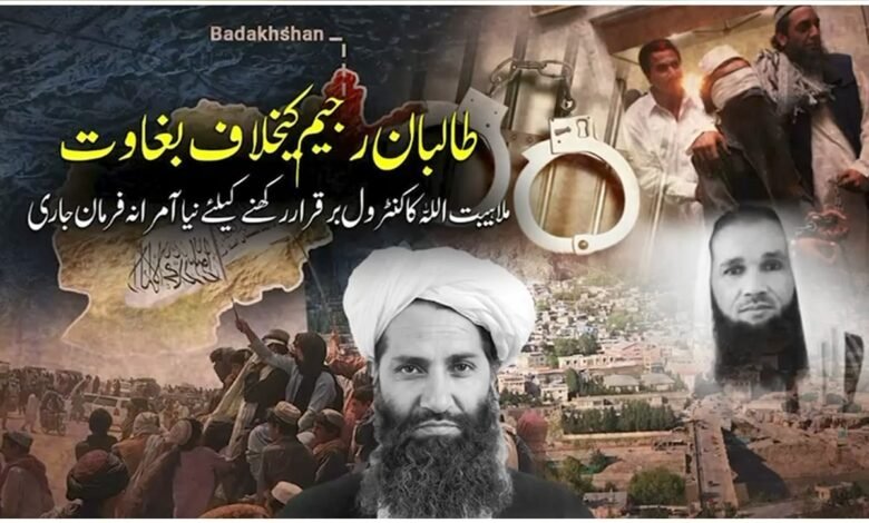 افغان طالبان رجیم کی مرکزی قیادت اور بدخشاں کے مقامی کمانڈروں کے درمیان اختلافات کھل کر سامنے آگئے