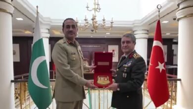ترکی کے چیف آف جنرل اسٹاف کی فیلڈ مارشل سید عاصم منیر کا پرتپاک استقبال، گارڈ آف آنر پیش، دفاعی تعاون کے فروغ پر زور