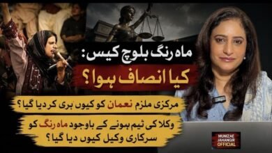 مہرنگ بلوچ کیس کا فیصلہ: قانونی بحث، آئینی نکات اور نظامِ انصاف پر اٹھنے والے سوالات