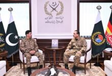 چیف آف ڈیفنس فورسز فیلڈ مارشل سید عاصم منیر سے کمانڈر نیشنل سٹریٹجک کمانڈ جنرل عامر رضا کی ملاقات، نئی ذمہ داریوں پر مبارکباد، پاکستان کے سٹریٹجک دفاعی نظام پر تبادلہ خیال