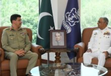کمانڈر نیشنل اسٹریٹجک کمانڈ جنرل سید عامر رضا کی نیول ہیڈکوارٹرز آمد،ملکی بحری دفاع، اسٹریٹجک تعاون اور میری ٹائم سکیورٹی کے فروغ کے عزم کا اعادہ