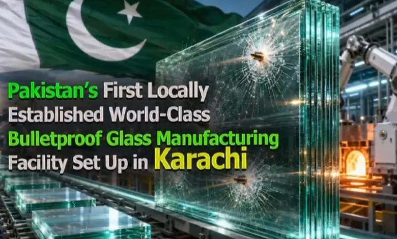 کراچی میں پاکستان کی پہلی عالمی معیار کی مقامی بلٹ پروف شیشہ ساز فیکٹری قائم ہوگی