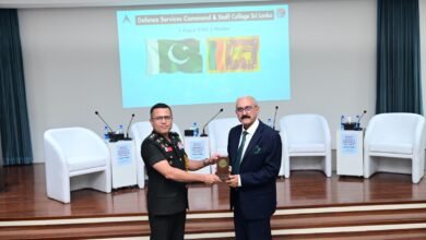 سی اے ایس ایس اسلام آباد میں سری لنکن دفاعی وفد کی آمد، مستقبل کی جنگ، ابھرتی ہوئی ٹیکنالوجیز اور دفاعی تعاون پر تفصیلی تبادلہ خیال