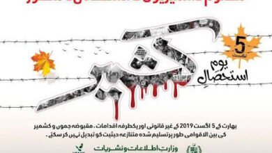 پانچ اگست 2019 کے فیصلے کو سات سال مکمل، پاکستان میں 'یومِ استحصال کے طور پر منایا گیا