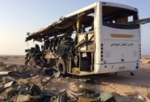 مصر کے سیاحتی علاقے سینائی میں بس حادثہ، کم از کم 22 افراد ہلاک