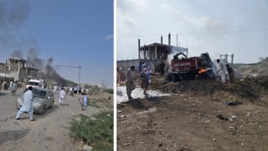 درازندہ چیک پوسٹ پر دھماکا، 11 جاں بحق؛ ریسکیو ایمبولینس پر فائرنگ، 2 اہلکار شہید