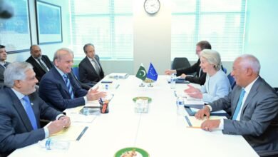 شہباز شریف کی یورپی یونین قیادت سے ملاقات، تعلقات اور تجارت کے فروغ پر تبادلہ خیال