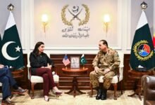 امریکی افغانستان وار کمیشن کے وفد کی جی ایچ کیو میں فیلڈ مارشل عاصم منیر سے ملاقات